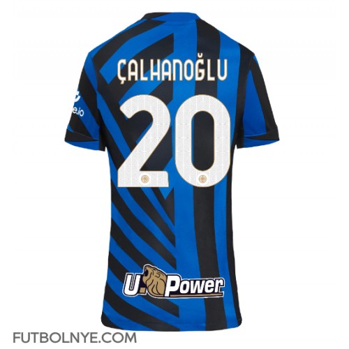 Camiseta Inter Milan Hakan Calhanoglu #20 Primera Equipación para mujer 2024-25 manga corta